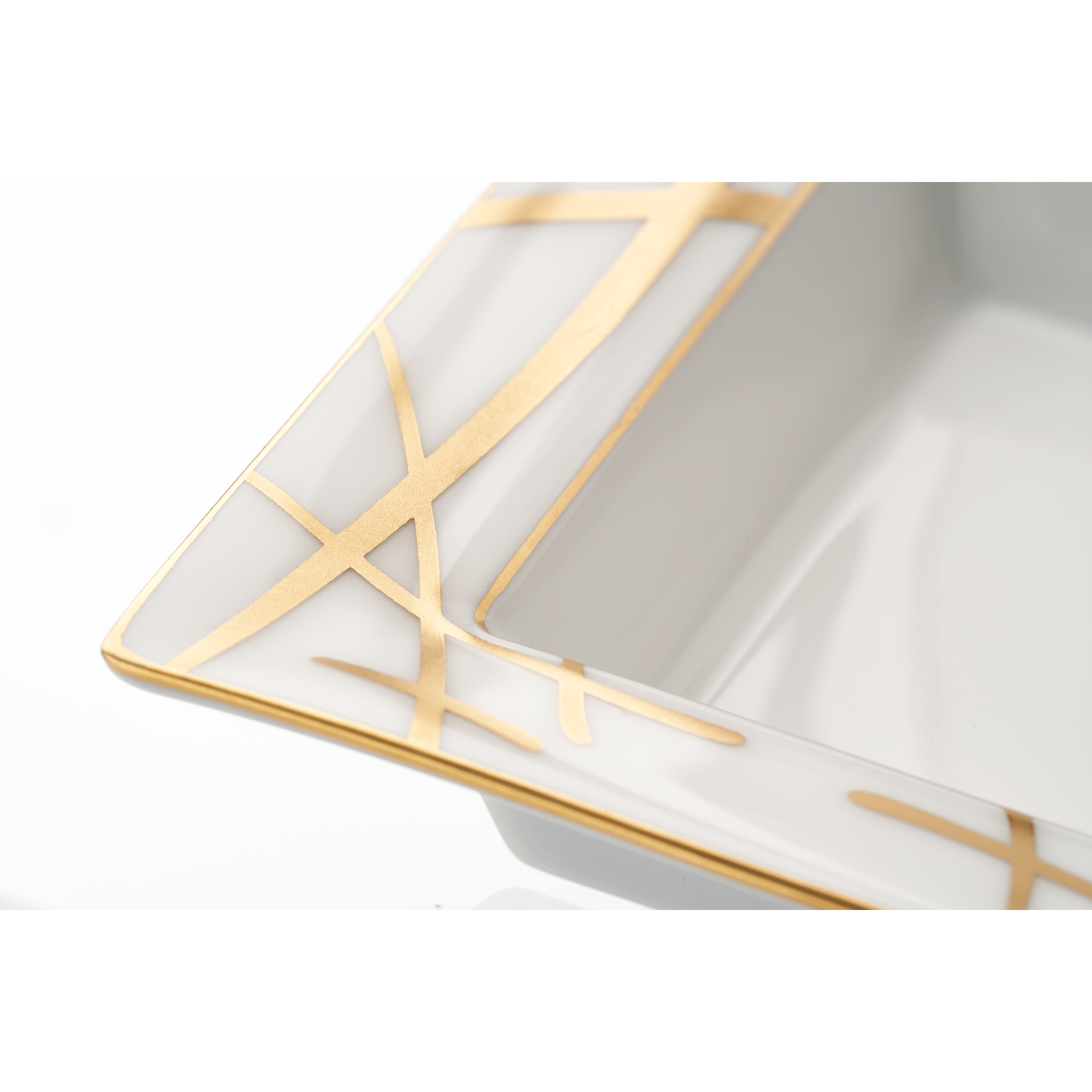 Schale eckig, klein, "Swords", 12,3 x 10 cm | The Meissen Vide - Poche - Collection 77A042 - 53268 - Meissen Weimar
