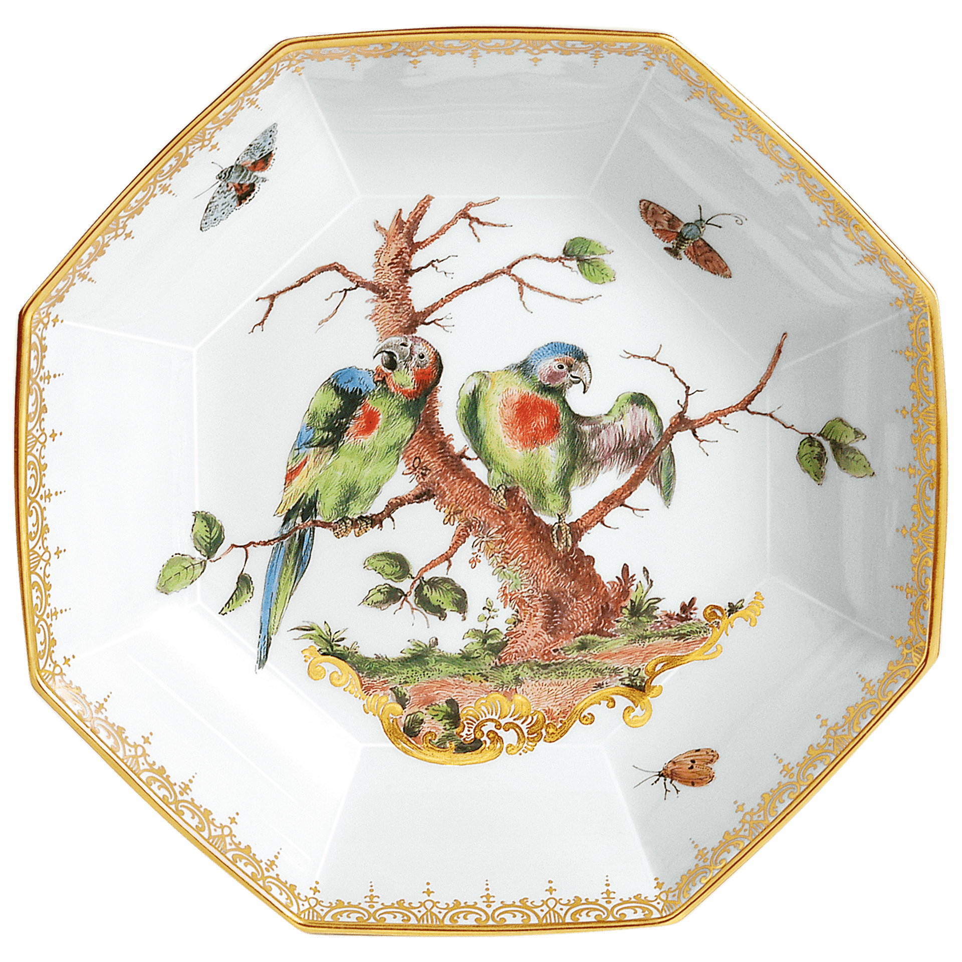 Schale Exotische Vögel Ø 19 cm, limitiert | Meissen Limitierte Meisterwerke 262684 - 53271 - Meissen Weimar