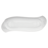 Schale, groß, Weiß, L 25,5 cm | Accessoires Meissen Wellenspiel Relief