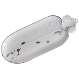 Schale Käferschale Platin L 41 cm Unikat | Meissen Unikate