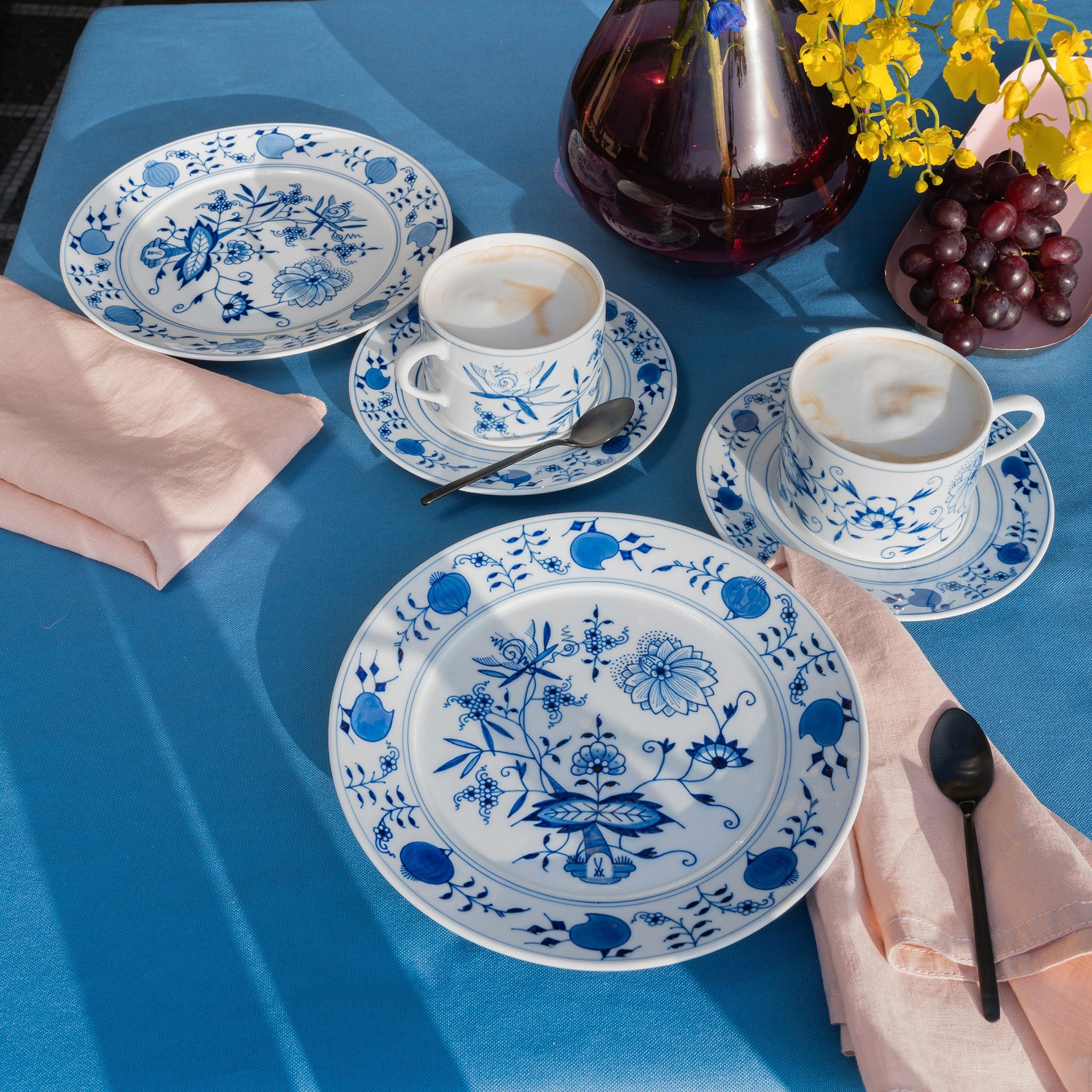 Schale mit Zwiebelmuster - Relief, Weiß, Ø 18 cm | Meissen Schalen Kollektion 000001-54071 - Meissen Weimar