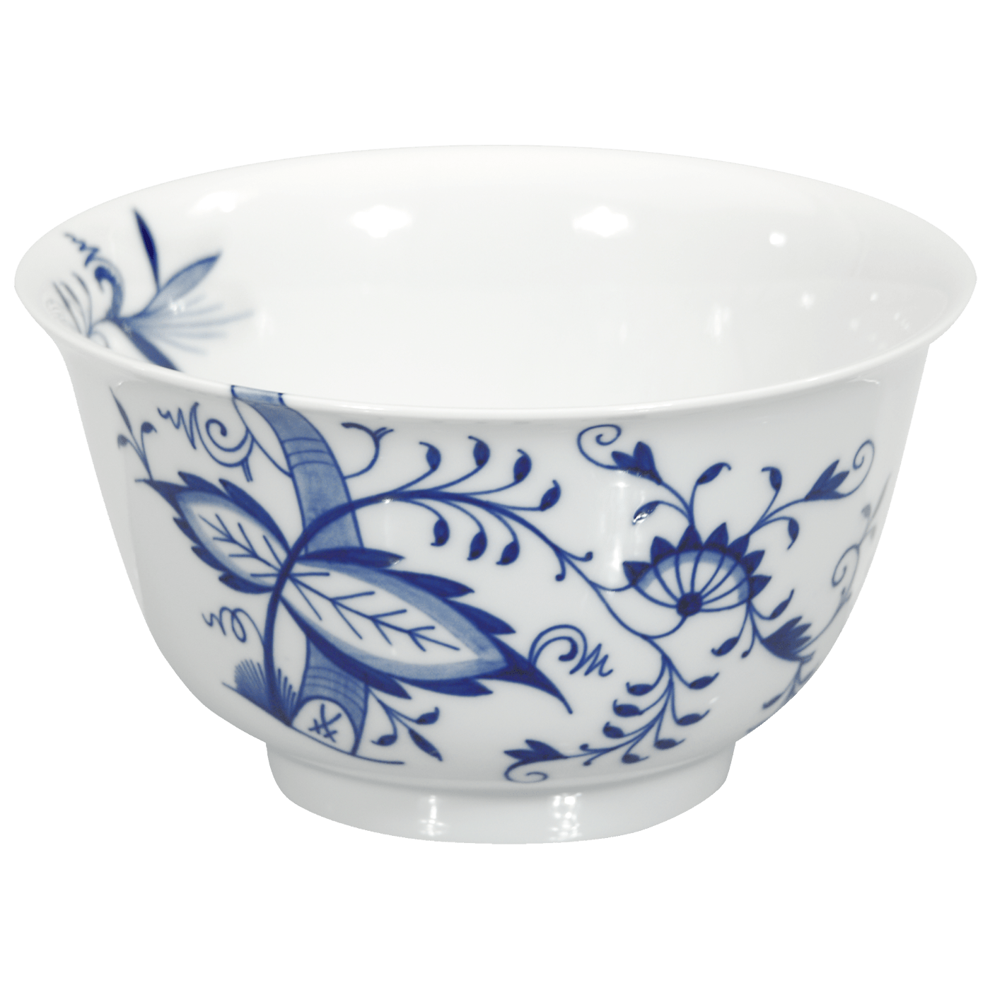 Schale, mittel, Zwiebelmuster "Style" kobaltblau, weißer Rand, Ø 16 cm | Accessoires Meissen Neuer Ausschnitt 801001 - 54300 - Meissen Weimar