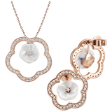 Schmuck-Set Royal Blossom Frame, 750 Roségold | Meissen Royal Blossom Collection