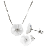Schmuck-Set Weißgold 750 mit Diamanten, Basic Größe | Meissen Royal Blossom Collection