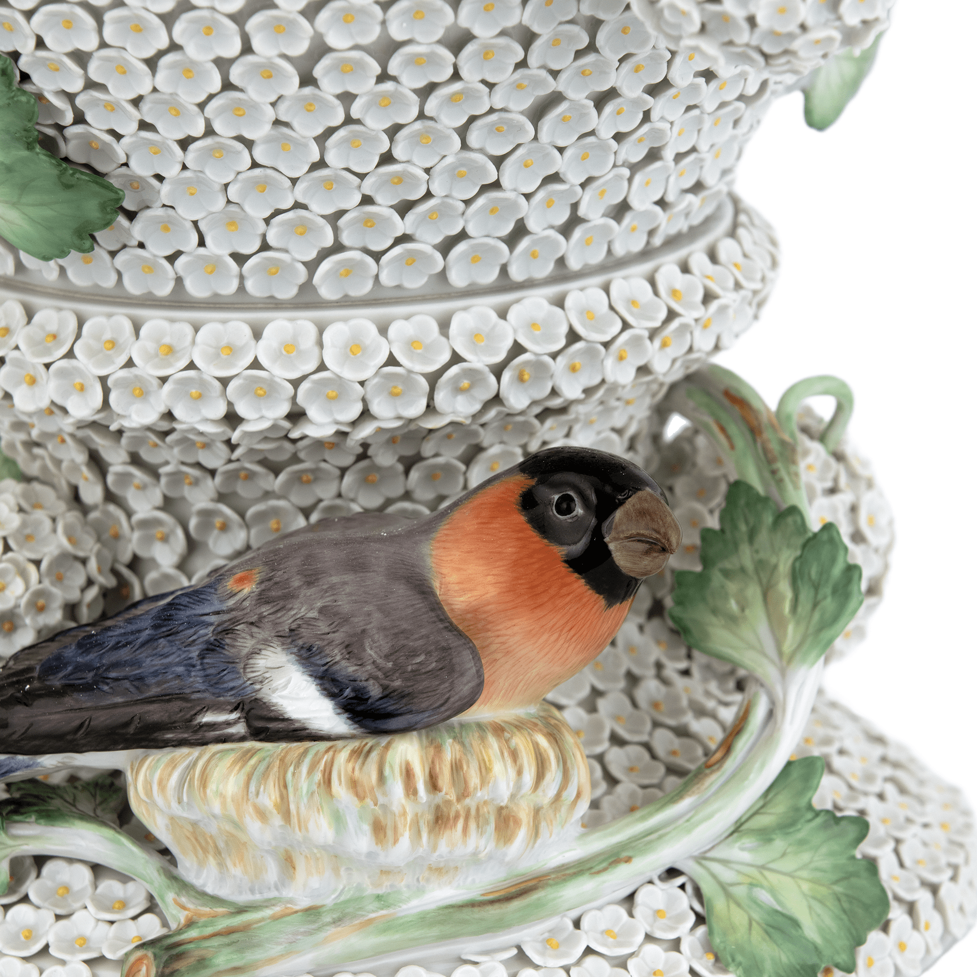 Schneeballvase mit Vögeln, Limitiert, H 51 cm | Meissen Limitierte Meisterwerke 900184-82m13 - Meissen Weimar