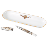 Schreib-Set, Peter der Große, limitiert, H 2,5 cm, L 25 cm | Meissen Limitierte Meisterwerke