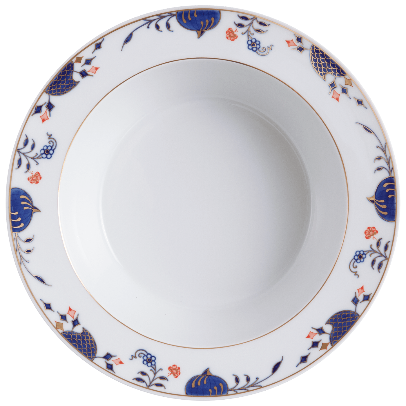 Schüssel, groß, Zwiebelkante, Ø 27,5 cm | Meissen No. 41 Noble Blue 802190 - 41442 - Meissen Weimar