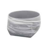 Schüssel, marmoriert light grey, H 9 cm | Meissen Antactica Collection