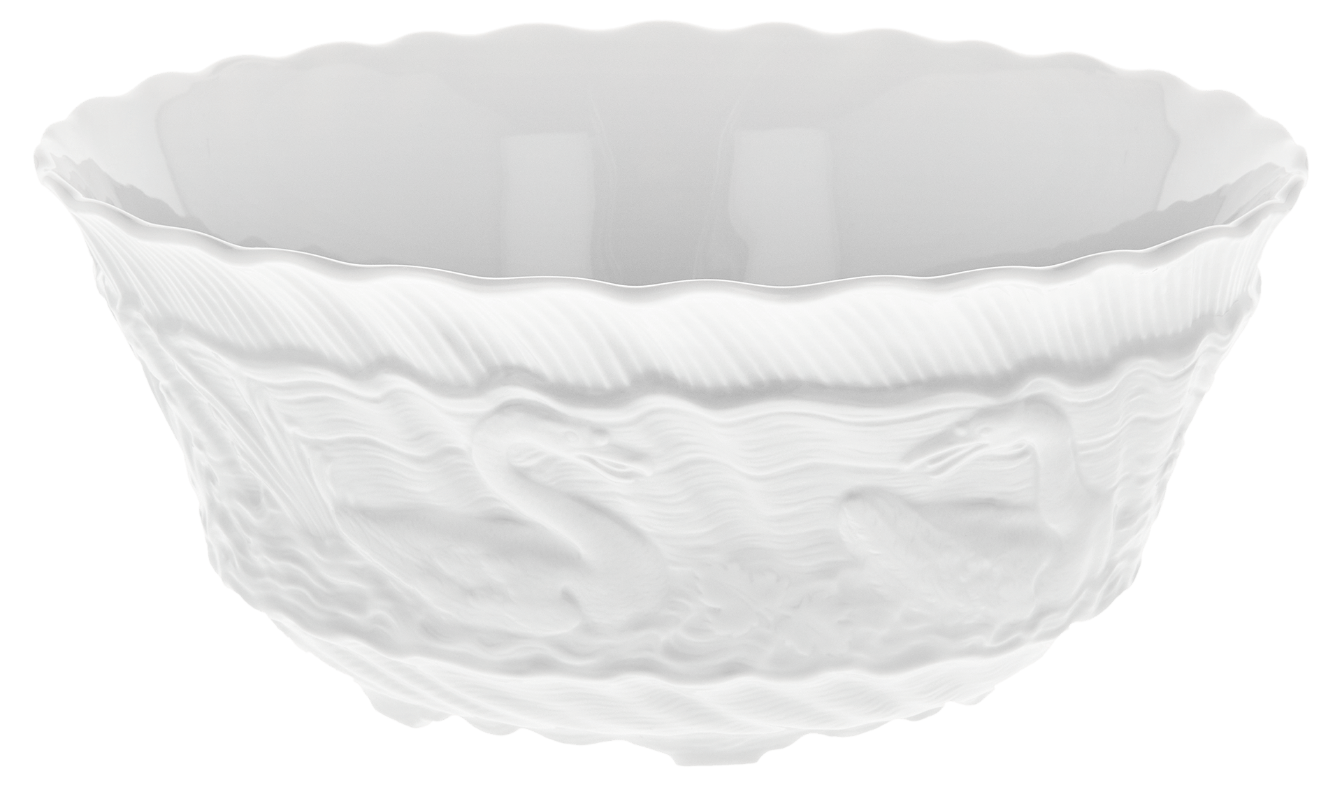 Schüssel, mittel, Weiß, Ø 18 cm | Meissen Schwanendessin 000001 - 05440 - Meissen Weimar