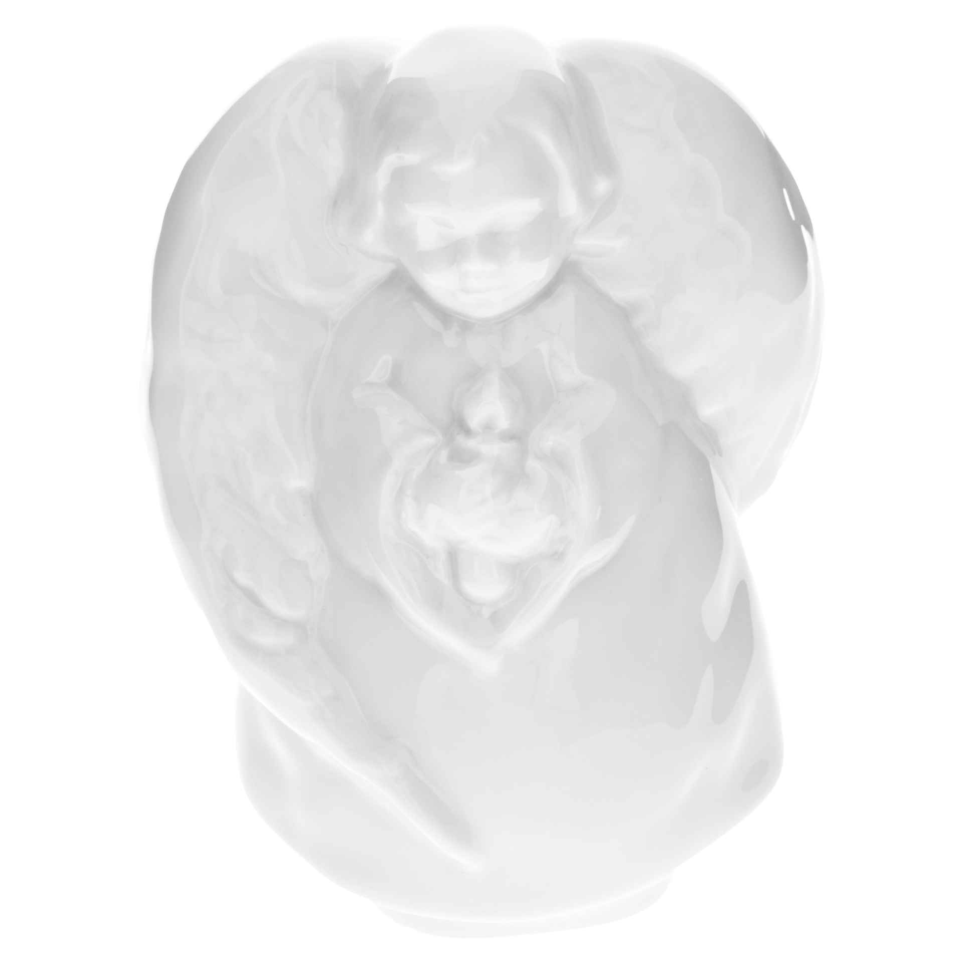 Schutzengel mit Kerze, Weiß, H 6,5 cm | Meissen Miniaturfiguren - Edition 000001 - 83603 - Meissen Weimar