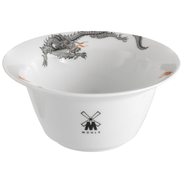 Seifenschale, Mingdrachen (33a173), Markenzeichen, schwarz, Ø 12,5 cm | Mühle Edition Meissen