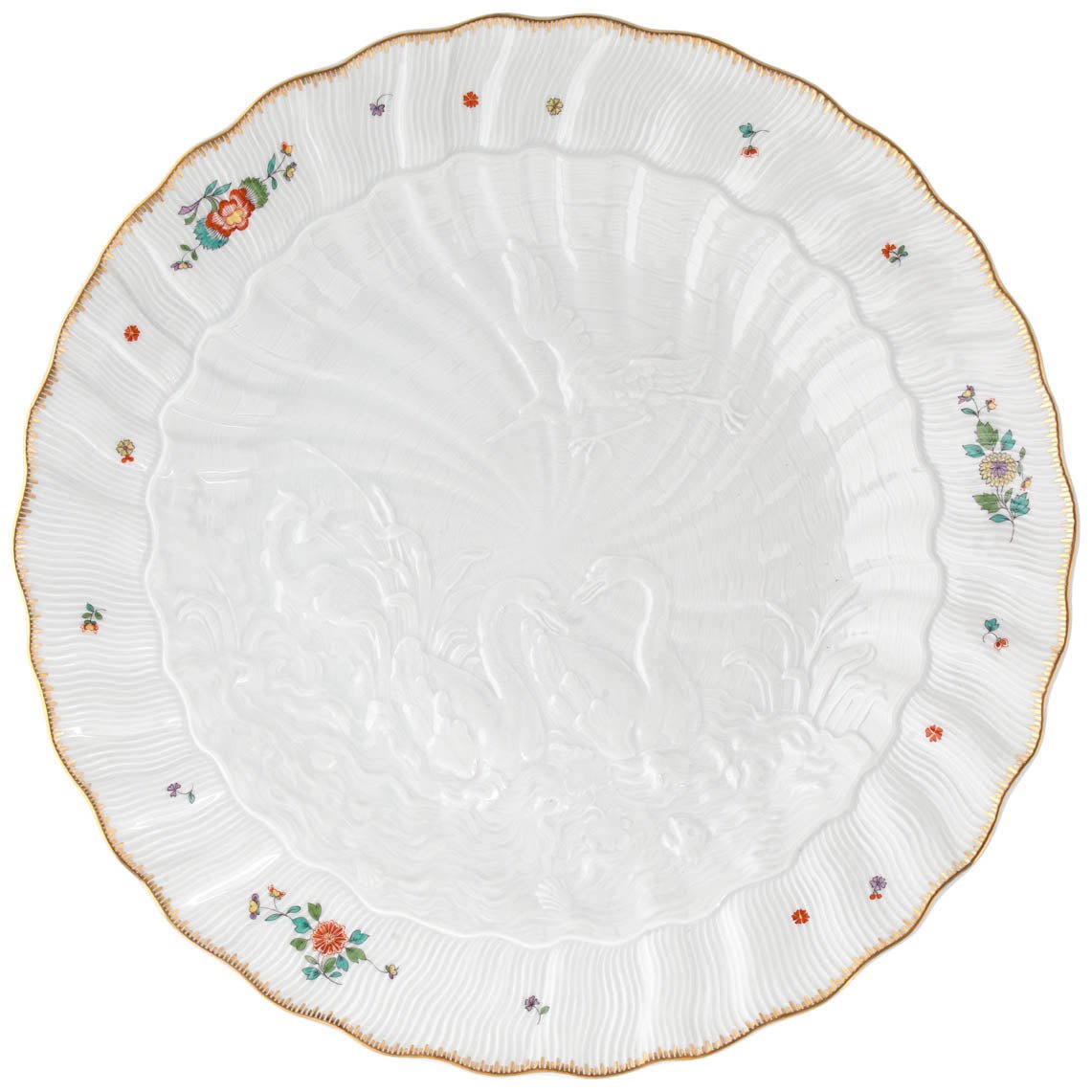 Servierglocke Indische Blumenzweige, H 20 cm | Meissen Limitierte Meisterwerke 398184 - 05m09 - Meissen Weimar