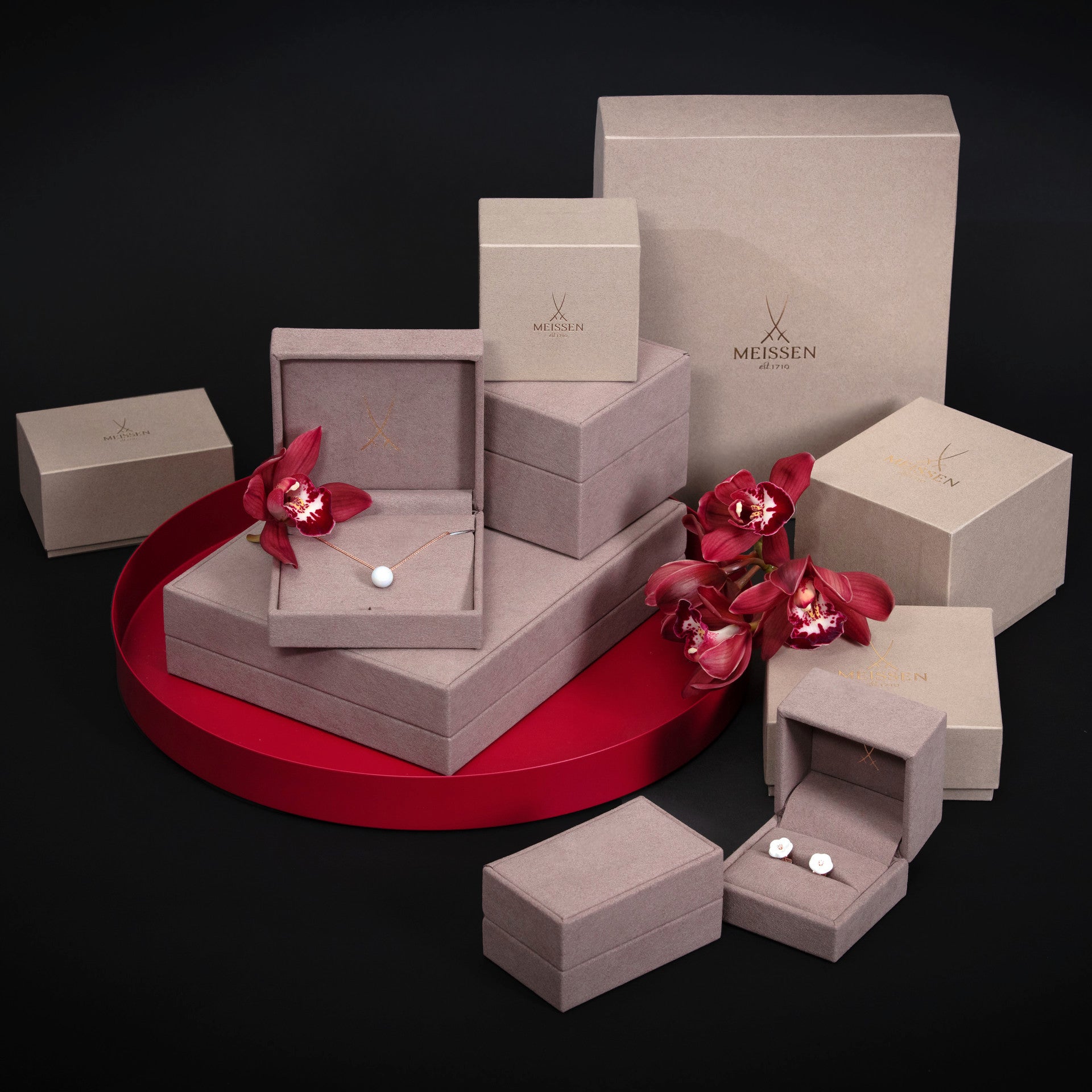 Siegelring, Kobaltblau, 925 Silber rosé vergoldet | Meissen Geschenke 97b201-53ma4 - Meissen Weimar