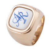 Siegelring, Kobaltblau, 925 Silber rosé vergoldet | Meissen Geschenke