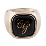 Siegelring, Monogramm in Gold, 25 g | Meissen Geschenke
