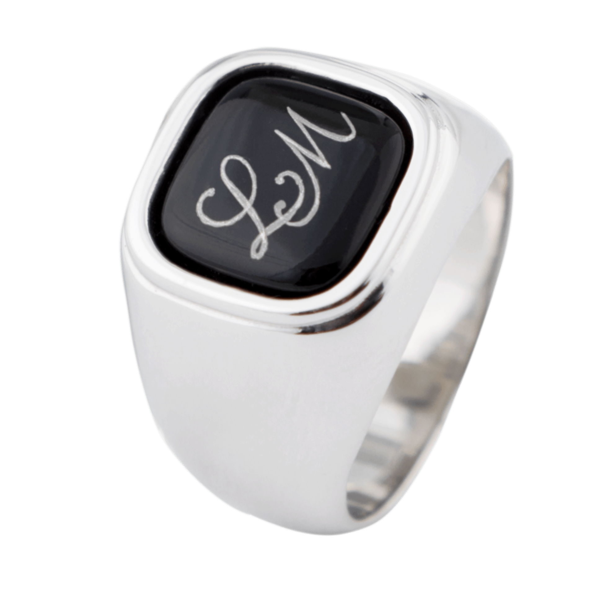 Siegelring, Monogramm in Platin, 25 g | Meissen Geschenke 90a447-53ma7 - Meissen Weimar