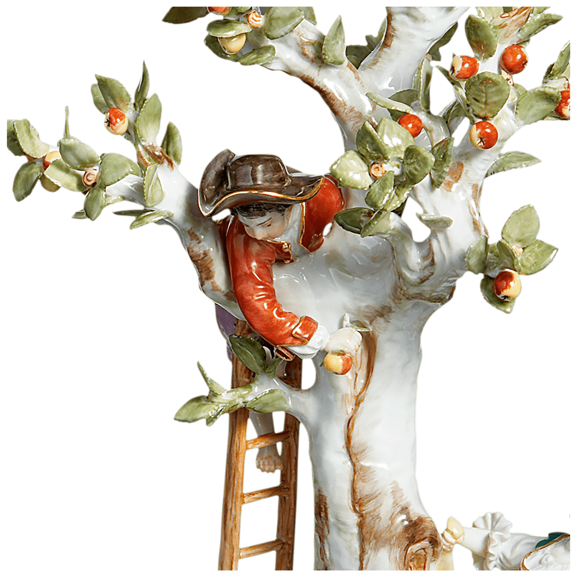Skulptur Apfelernte, H 27 cm | Meissen Exklusiv - Kollektion 900380 - 73211 - Meissen Weimar