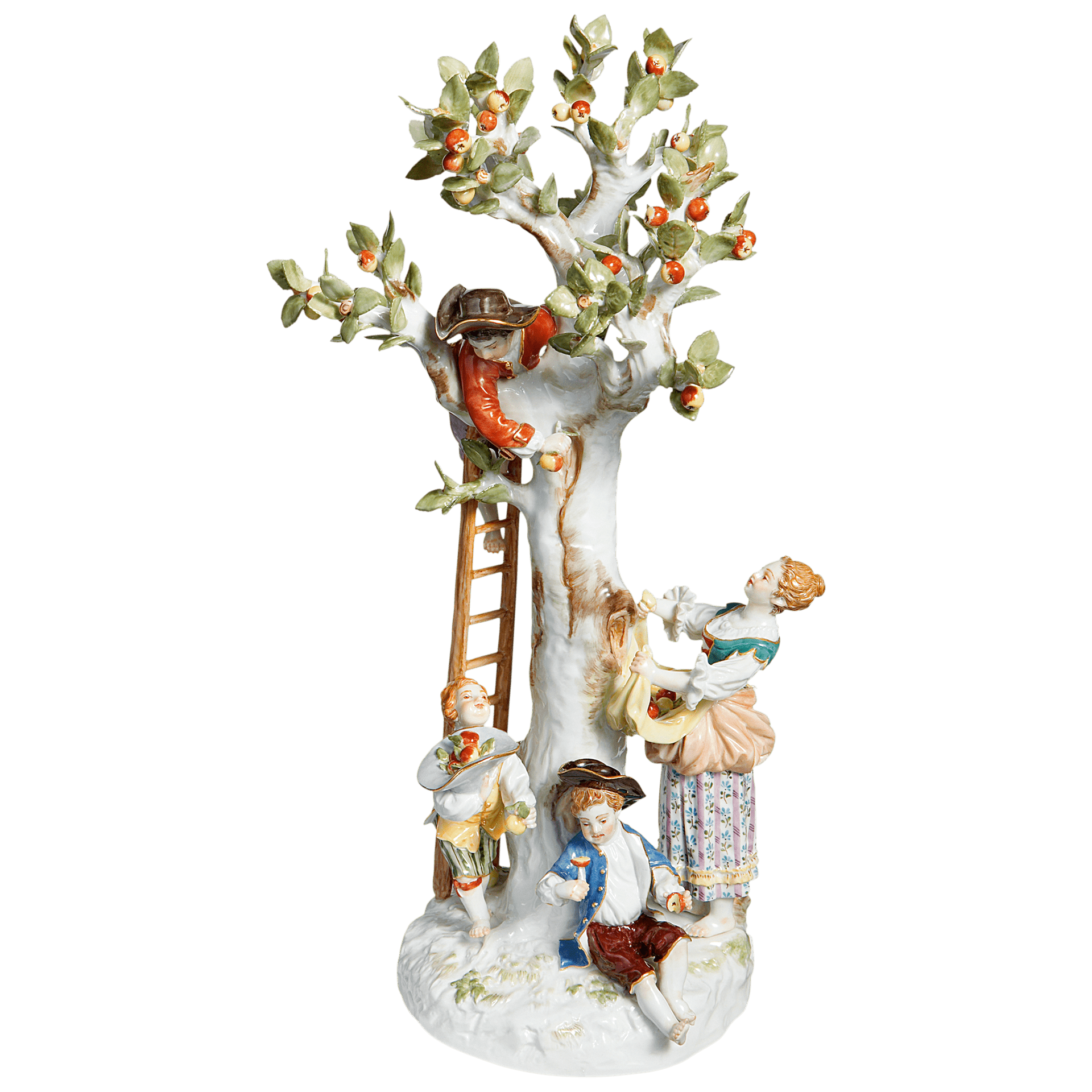 Skulptur Apfelernte, H 27 cm | Meissen Exklusiv - Kollektion 900380 - 73211 - Meissen Weimar