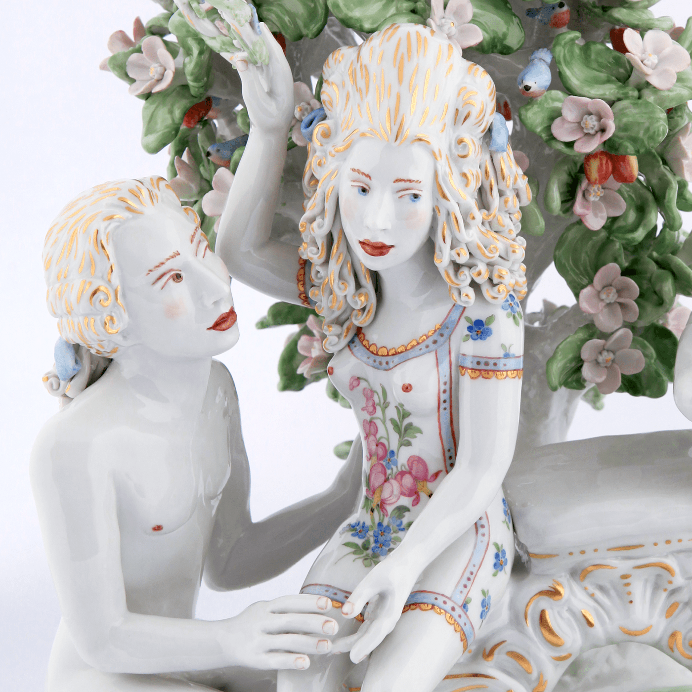 Skulptur Die Krönung H 34 cm | Meissen Figuren Individuell 65c028 - 73689 - Meissen Weimar