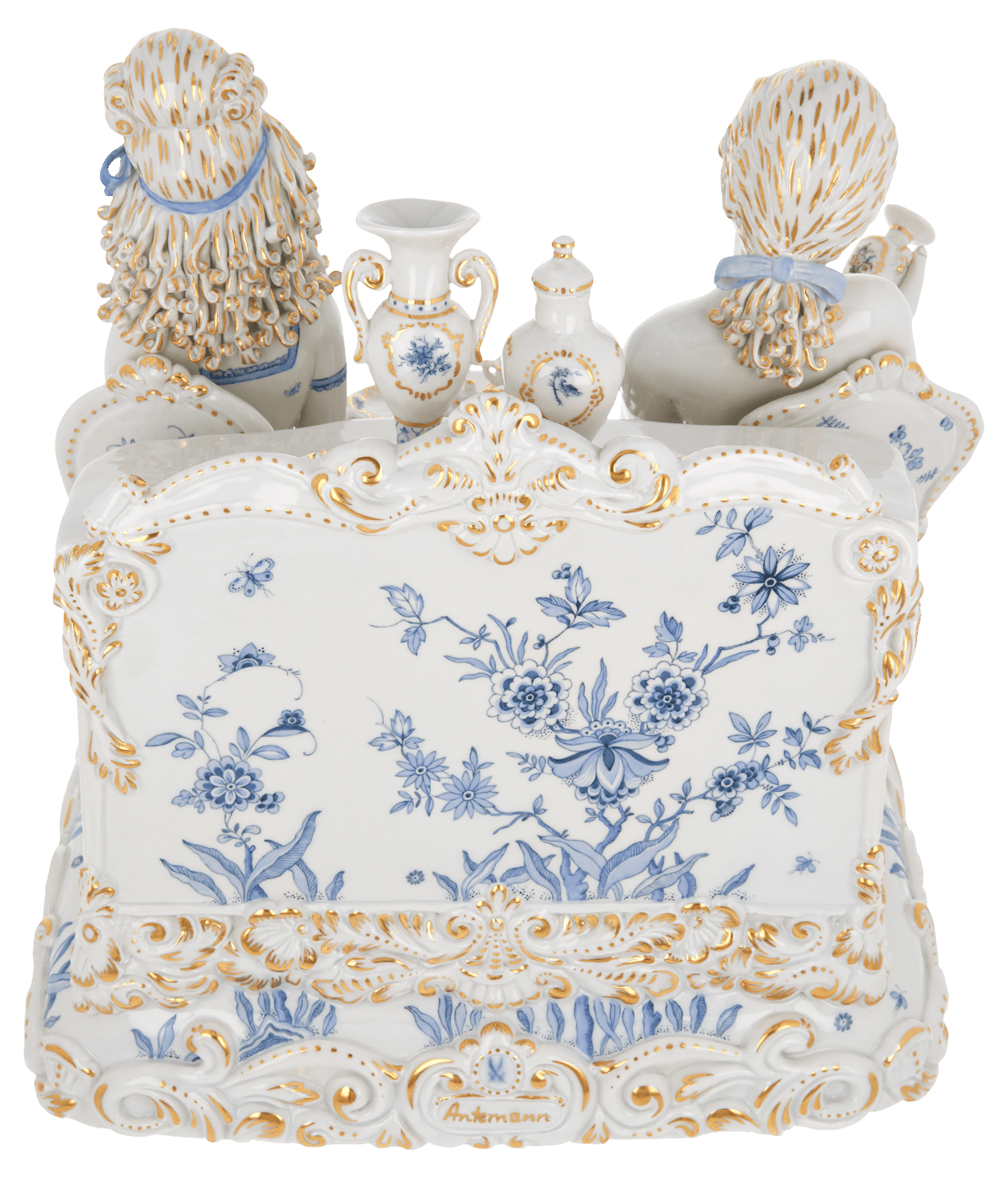 Skulptur "Eine große Leidenschaft", Porzellan, H 28 cm | Meissen Figuren Individuell 65c028 - 73694 - Meissen Weimar