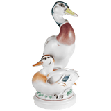 Skulptur Entengruppe handbemalt, H 55 cm | Meissen Limitierte Meisterwerke
