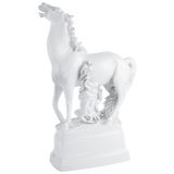 Skulptur Esser Pferd, Weiß, H 71 cm | Meissen Limitierte Meisterwerke