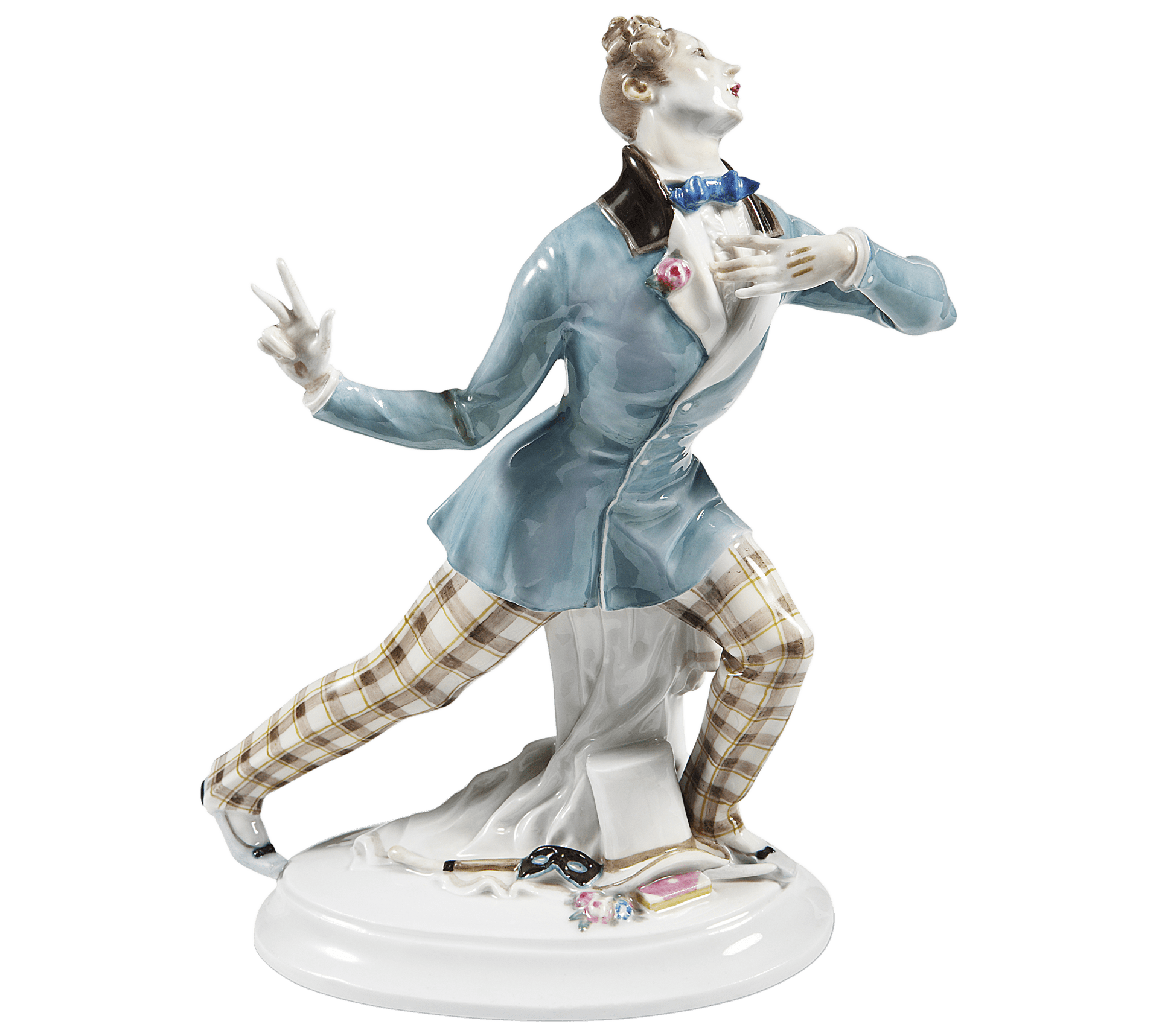 Skulptur Eusebius, handbemalt, H 24 cm | Meissen Exklusiv - Kollektion 900180 - 73303 - Meissen Weimar