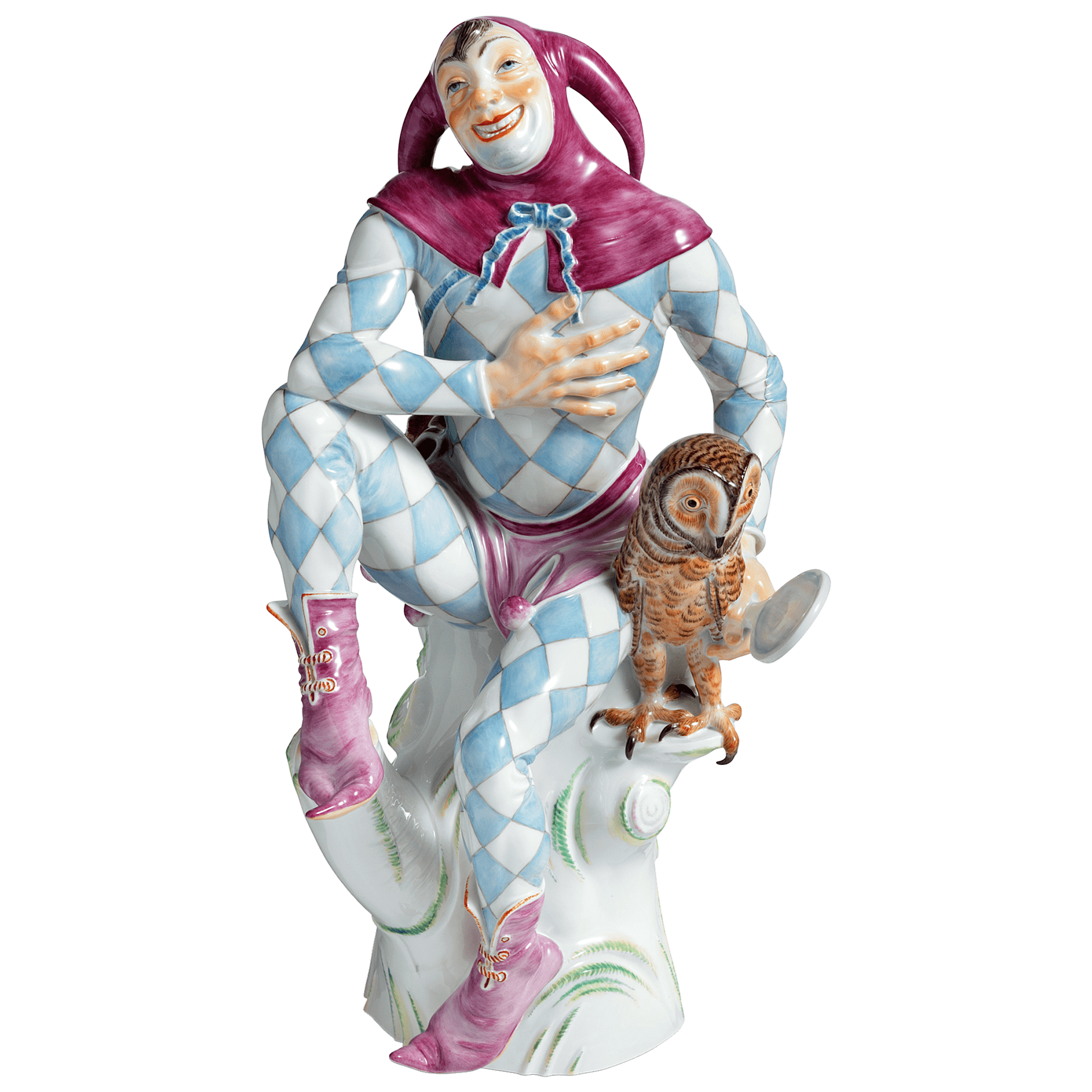 Skulptur Figur Eulenspiegel Bunt Höhe 28,5 cm | Meissen Exklusiv - Kollektion 900380 - 73320 - Meissen Weimar