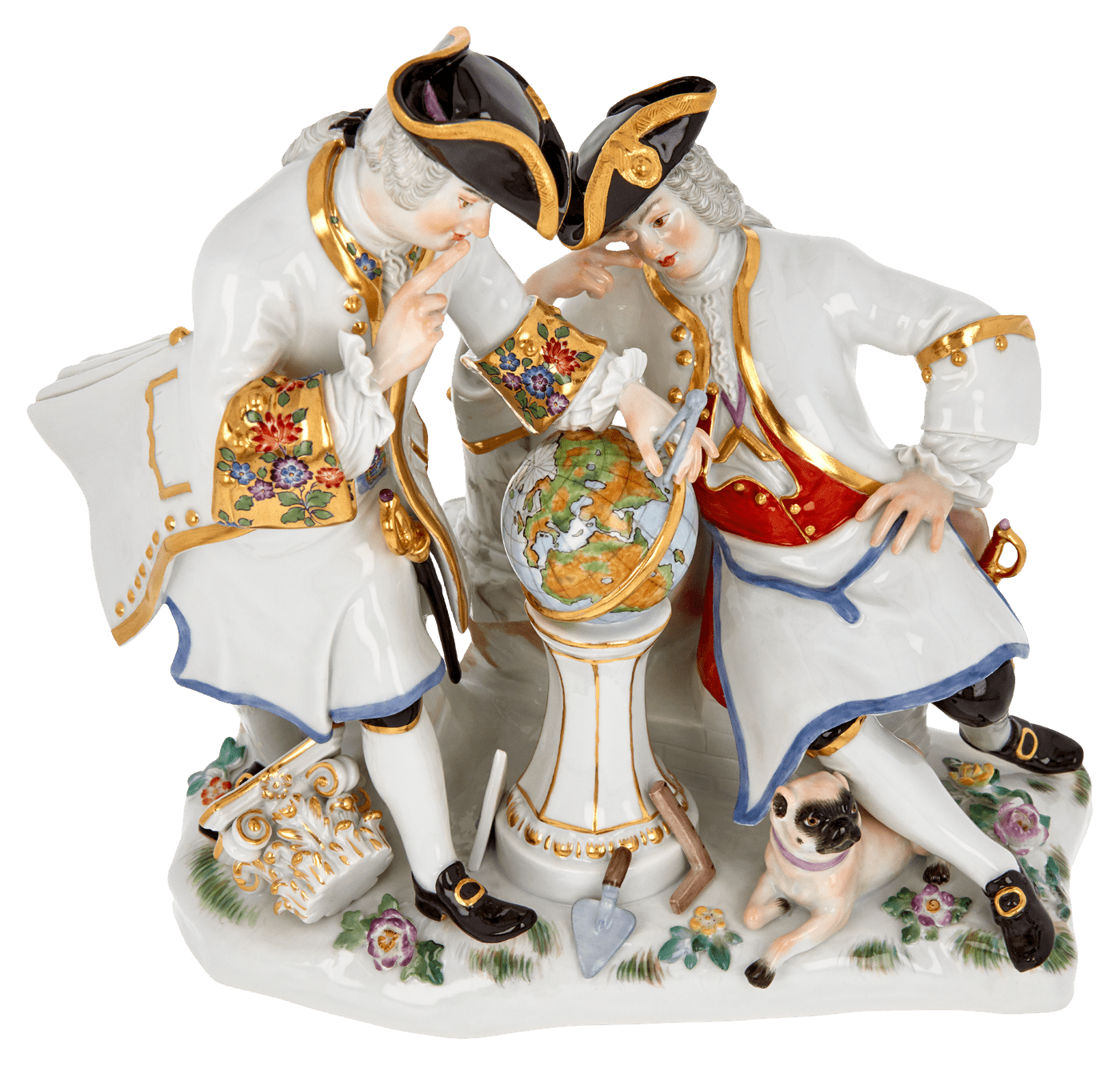 Skulptur Freimaurer, Porzellan, H 23 cm | Meissen Exklusiv - Kollektion 900380 - 73049 - Meissen Weimar