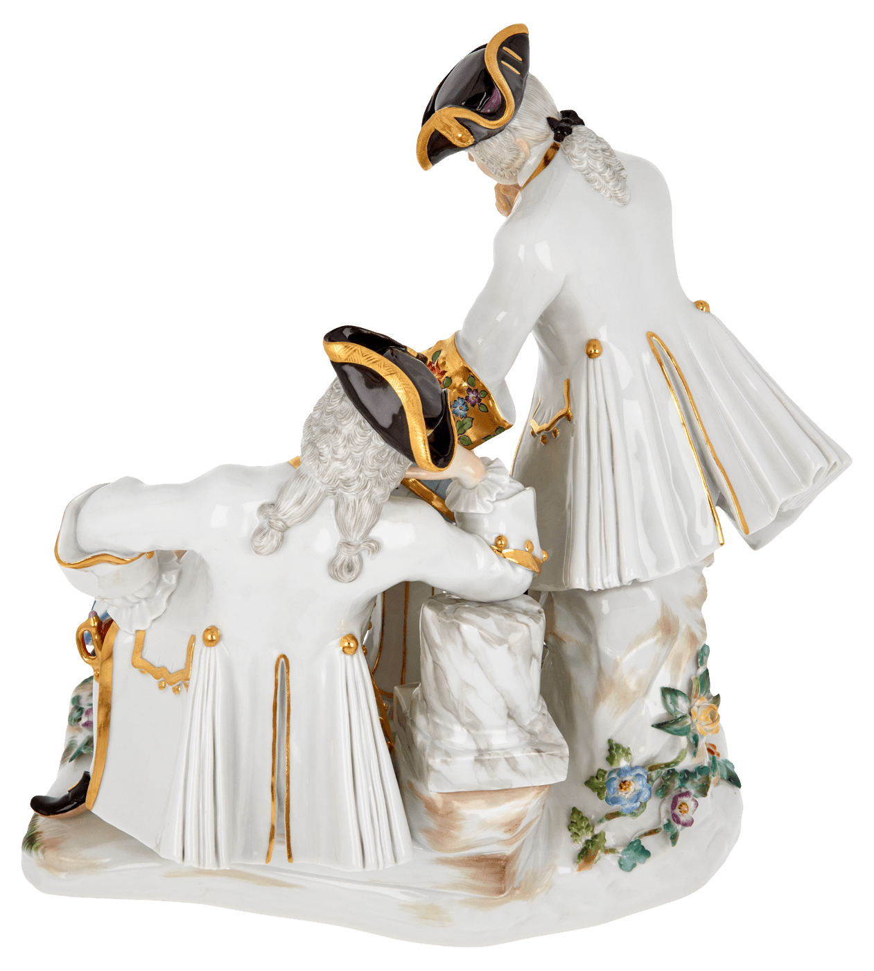 Skulptur Freimaurer, Porzellan, H 23 cm | Meissen Exklusiv - Kollektion 900380 - 73049 - Meissen Weimar