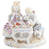 Skulptur Handkuss H 26,5 cm | Meissen Figuren Individuell