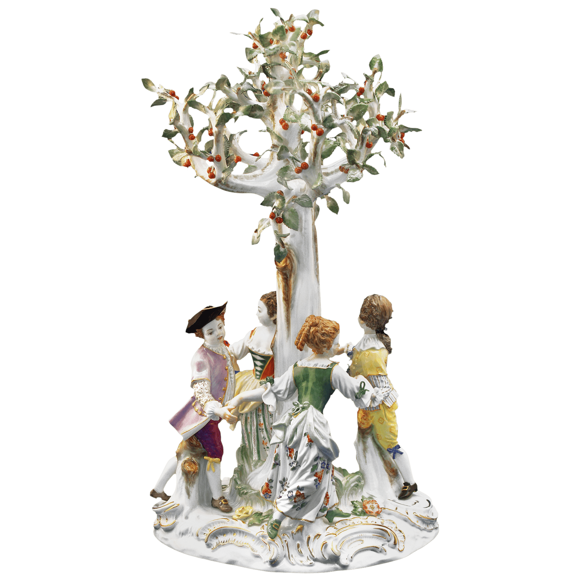 Skulptur Kirschernte, Porzellan, H 31 cm | Meissen Exklusiv - Kollektion 900380 - 73m11 - Meissen Weimar