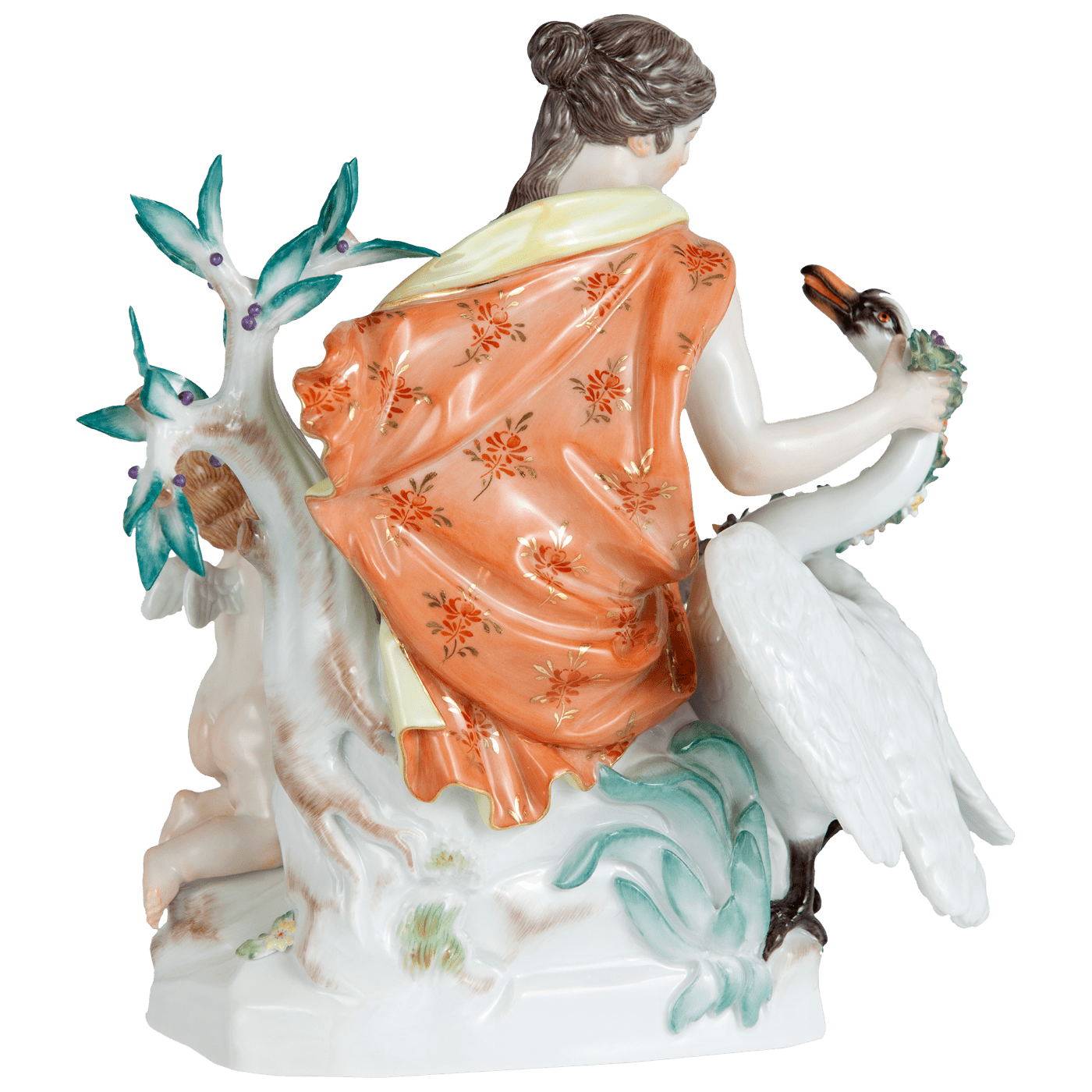 Skulptur Leda mit Schwan, H 17,5 cm | Meissen Limitierte Meisterwerke 900384 - 70521 - Meissen Weimar