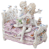 Skulptur Love Nest, Porzellan, H 27,5 cm | Meissen Figuren Individuell