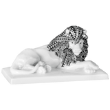 Skulptur Löwe modern L 16 cm | Meissen Figuren-Edition Big Five