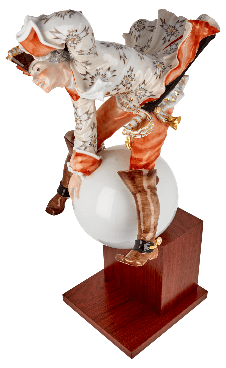 Skulptur Münchhausen H 28 cm | Meissen Exklusiv - Kollektion 900380 - 73m02 - Meissen Weimar