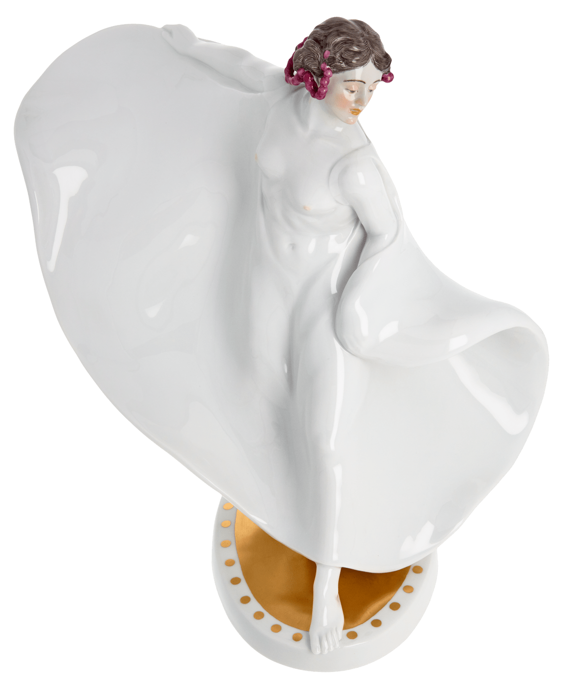 Skulptur Tänzerin Loie Fuller H 26 cm | Meissen Exklusiv - Kollektion 900380 - 73456 - Meissen Weimar