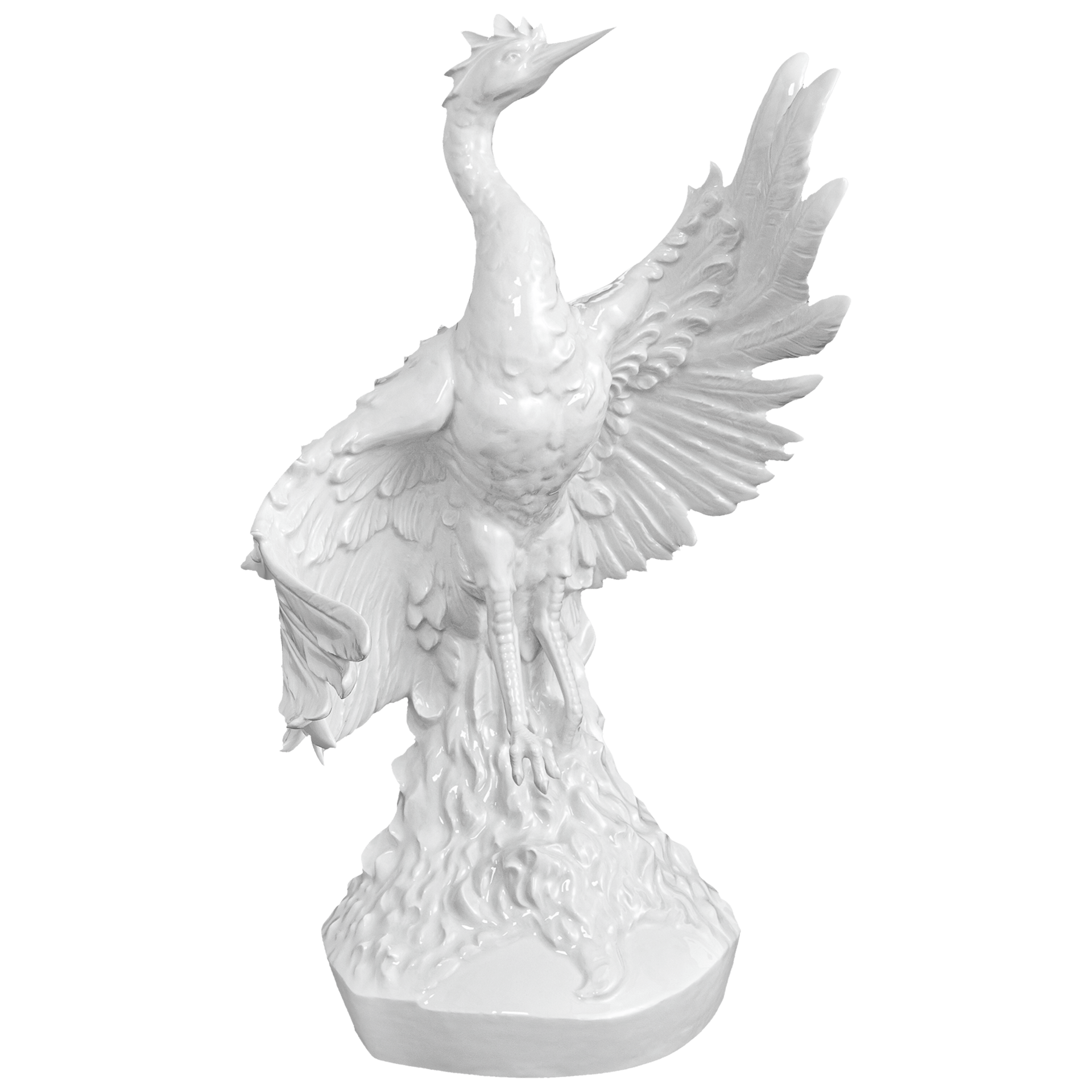 Skulptur Weiß, H 44 cm | Meissen Limitierte Meisterwerke 000084 - 78m30 - Meissen Weimar