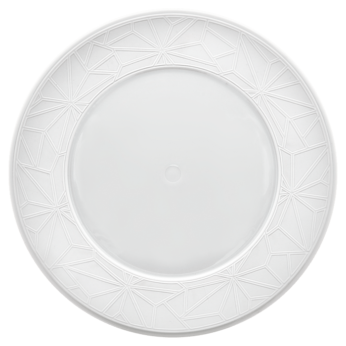 Speiseteller, Biskuit, Weiß, Ø 29 cm | Meissen Vitruv Graphic