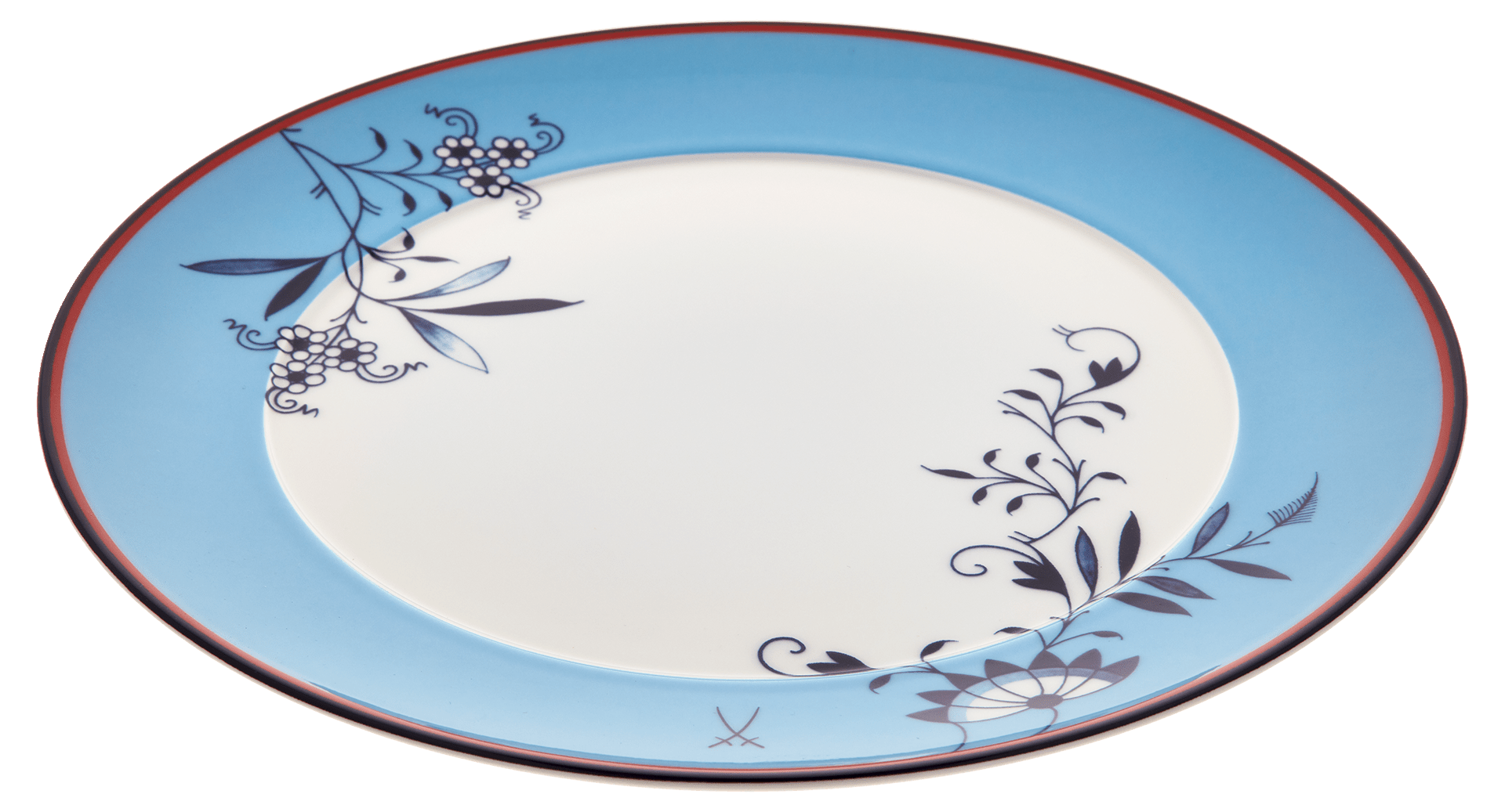 Speiseteller, Form "No 41", "MEISSEN Collage", "Bloomy Feathers", Ø 29 cm | Meissen No.41 Collage 79a541 - 41479 - Meissen Weimar