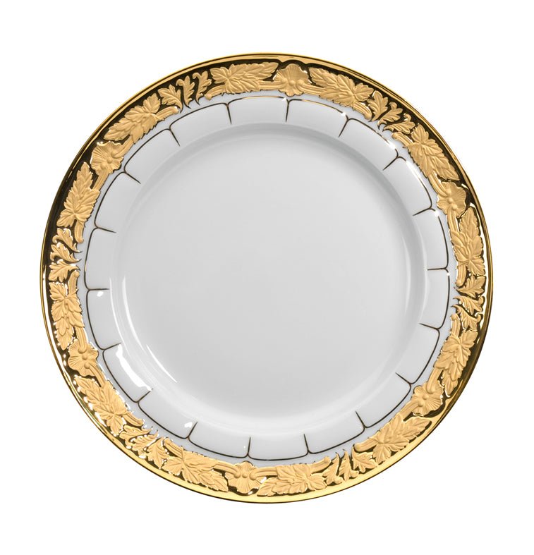 Speiseteller, Goldbronze, leicht, Ø 22,5 cm | Meissen X - Form 999979 - 17473 - Meissen Weimar