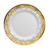 Speiseteller, Goldbronze, leicht, Ø 22,5 cm | Meissen X-Form