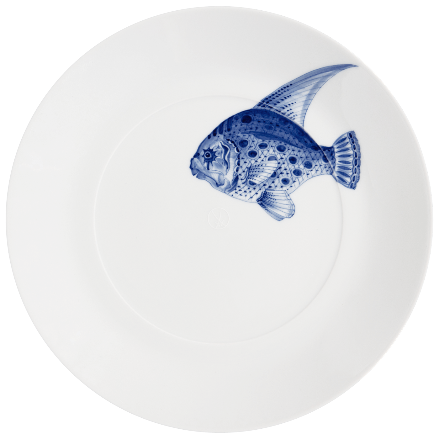 Speiseteller, groß, "Blue Treasures", Fisch, Ø 30 cm | Meissen Cosmopolitan 82A277 - 37479 - Meissen Weimar