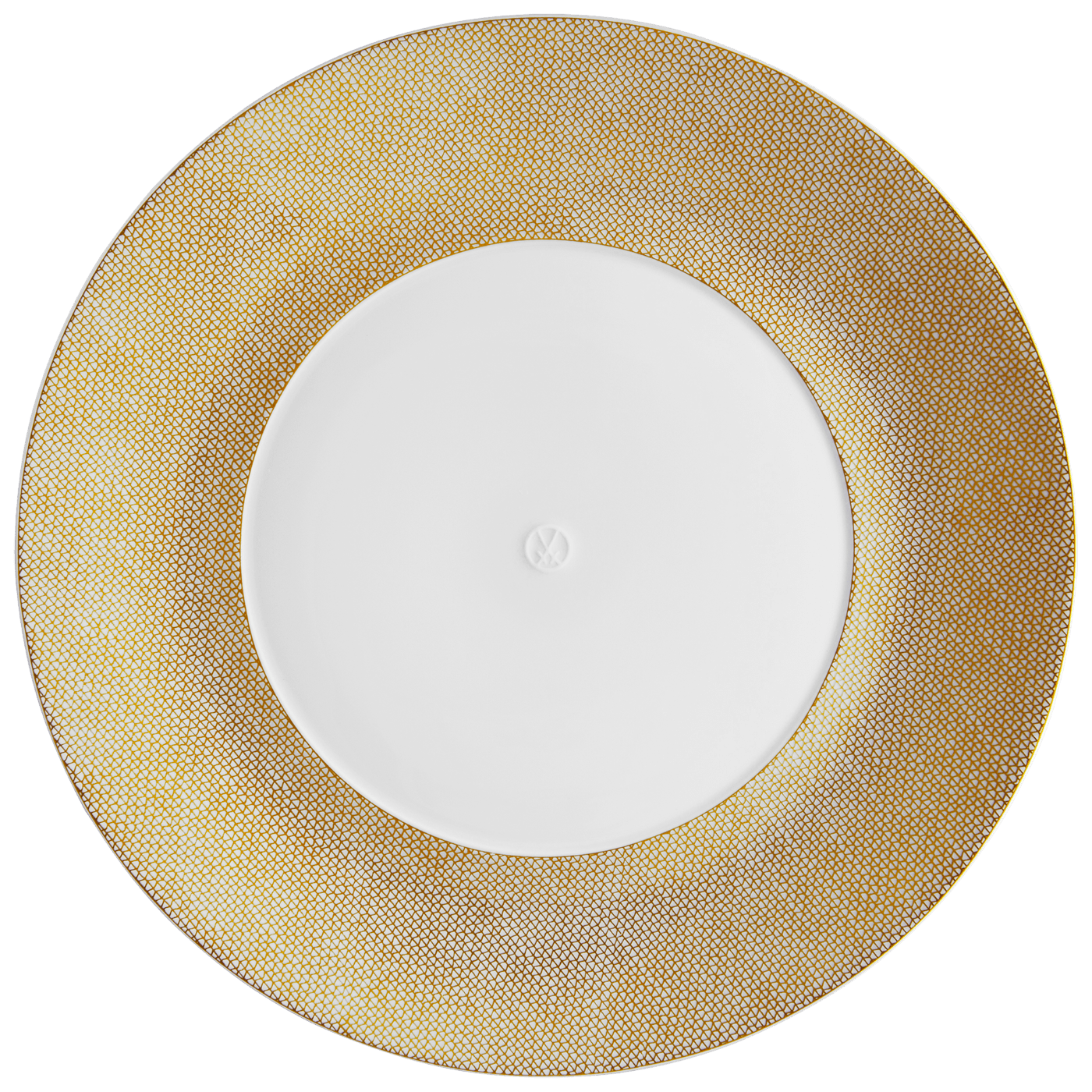 Speiseteller, groß, Mesh, gold, Ø 30 cm | Meissen Cosmopolitan 79a165 - 37479 - Meissen Weimar