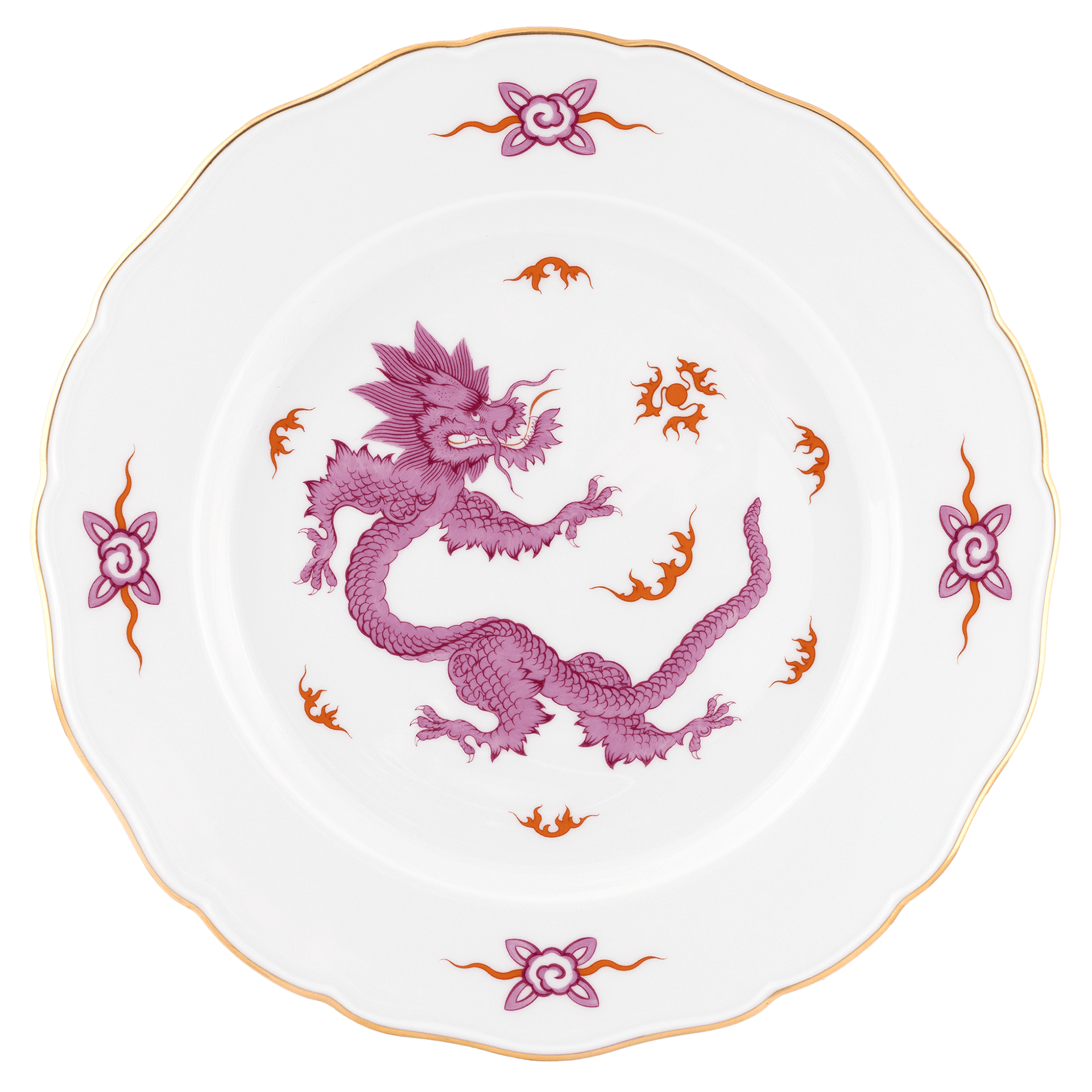 Speiseteller Ming Drache Ø 28 cm | Meissen Neuer Ausschnitt 33d410-00479 - Meissen Weimar