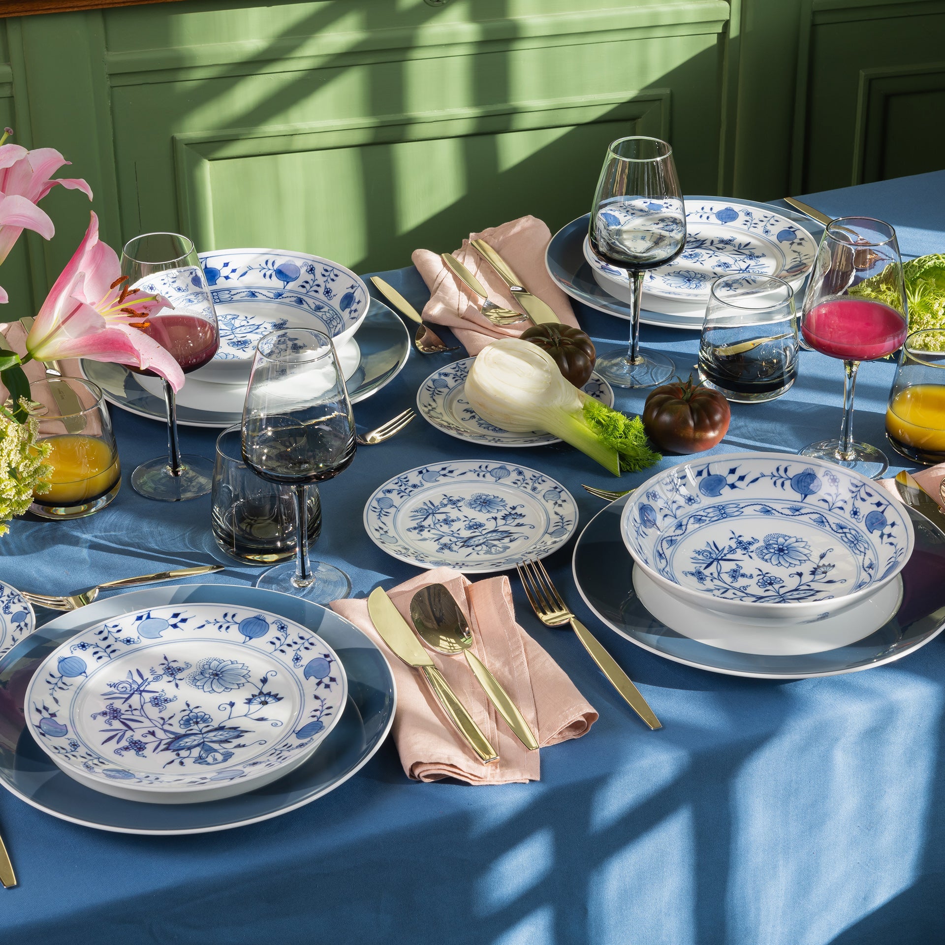 Speiseteller, Paradise Birds Sky, Ø 29 cm | Meissen No.41 Royal Blossom 79a502 - 41479 - Meissen Weimar