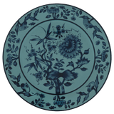 Speiseteller petrol Ø 29 cm | Meissen No.41 Royal Blossom