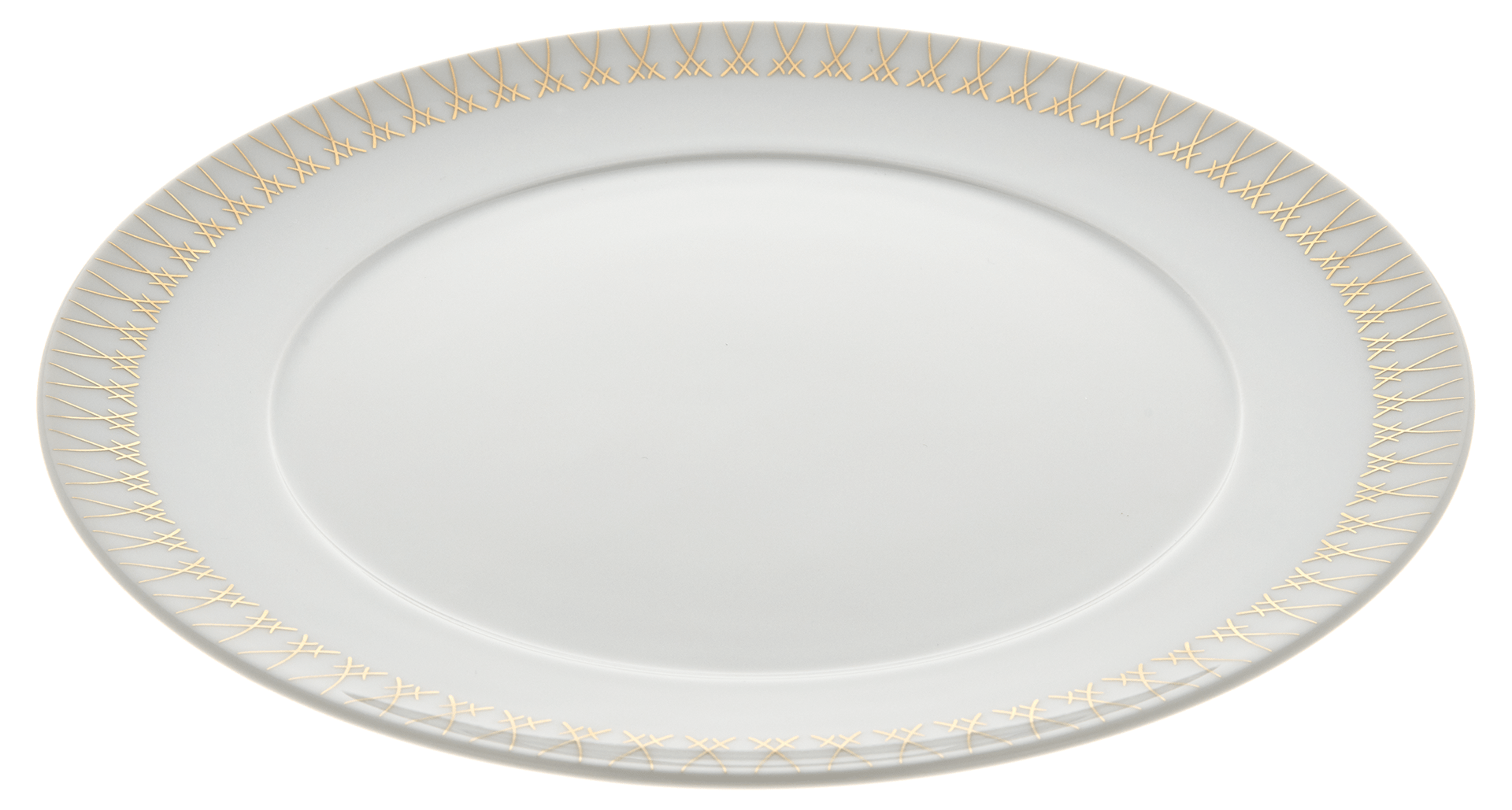 Speiseteller, Schwerterkante, Ø 29 cm | Meissen No.41 Swords Luxury Gold 79a221 - 41479 - Meissen Weimar