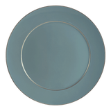 Speiseteller uni petrol Rand gold Ø 29 cm | Meissen No.41 Casa