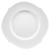 Speiseteller, Weiß, Ø 28,5 cm | Meissen Wellenspiel Relief